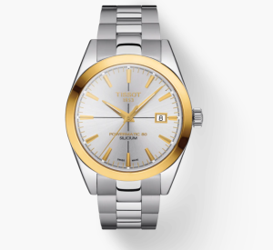 TISSOT GENTLEMAN POWERMATIC 80 SILICIUM SOLID 18K GOLD BEZEL T927.407.41.031.01