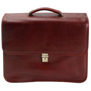 Портфель с двумя отделениями и папкой для ноутбука Dr. Koffer P275290-02-05