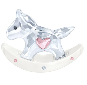 Swarovski Лошадка-качалка, Pink 5136924