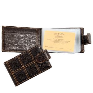 Визитница на кнопке Dr. Koffer X510262-02-09