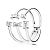 PANDORA 197527CZ-54 кольцо