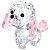 Swarovski Щенок – пудель Rosie 5063331