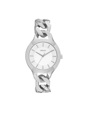 DKNY Chambers Large Stainless Steel Link Watch