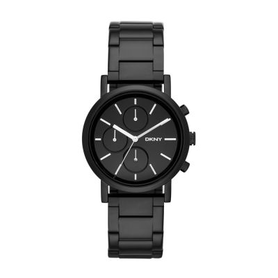DKNY SOHO BLACK CHRONO WATCH