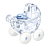 Swarovski Детская коляска, Blue 5136921