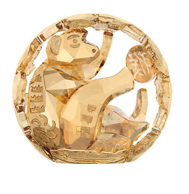Swarovski Китайский зодиак – Обезьяна, Gold Tone 5127853