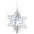 Swarovski Рождественское украшение «Серебряная звезда» 5135808