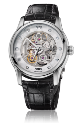 Oris 734 7670 4019 ремень  черный, коричневый